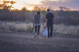 Family Parents Mother Father Toddler Life Evening