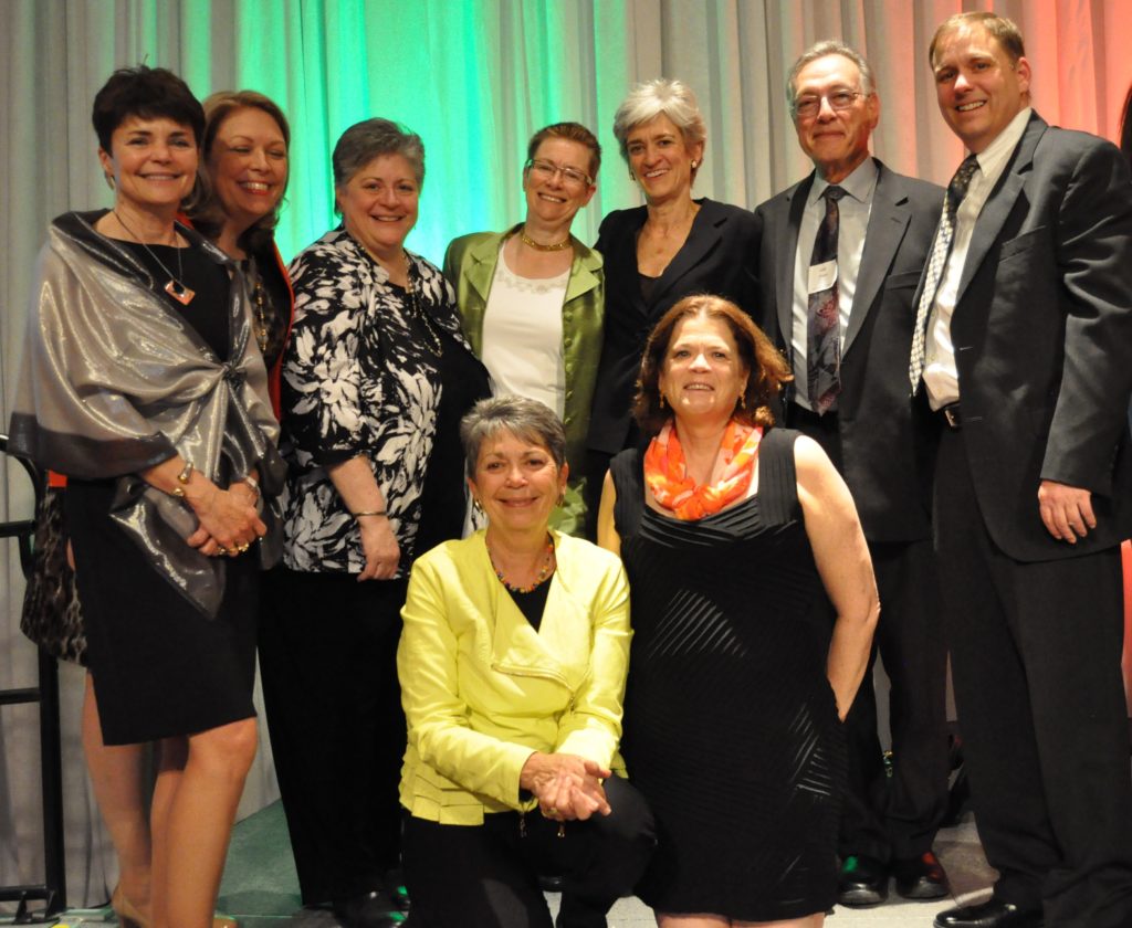 Gala attendees smile while raising funds for the Maria Droste Counseling Center in Denver Colorado.